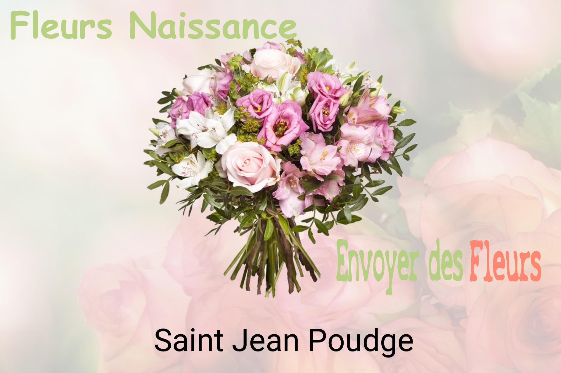 Bouquet de fleurs de naissance livré à Saint-Jean-Poudge