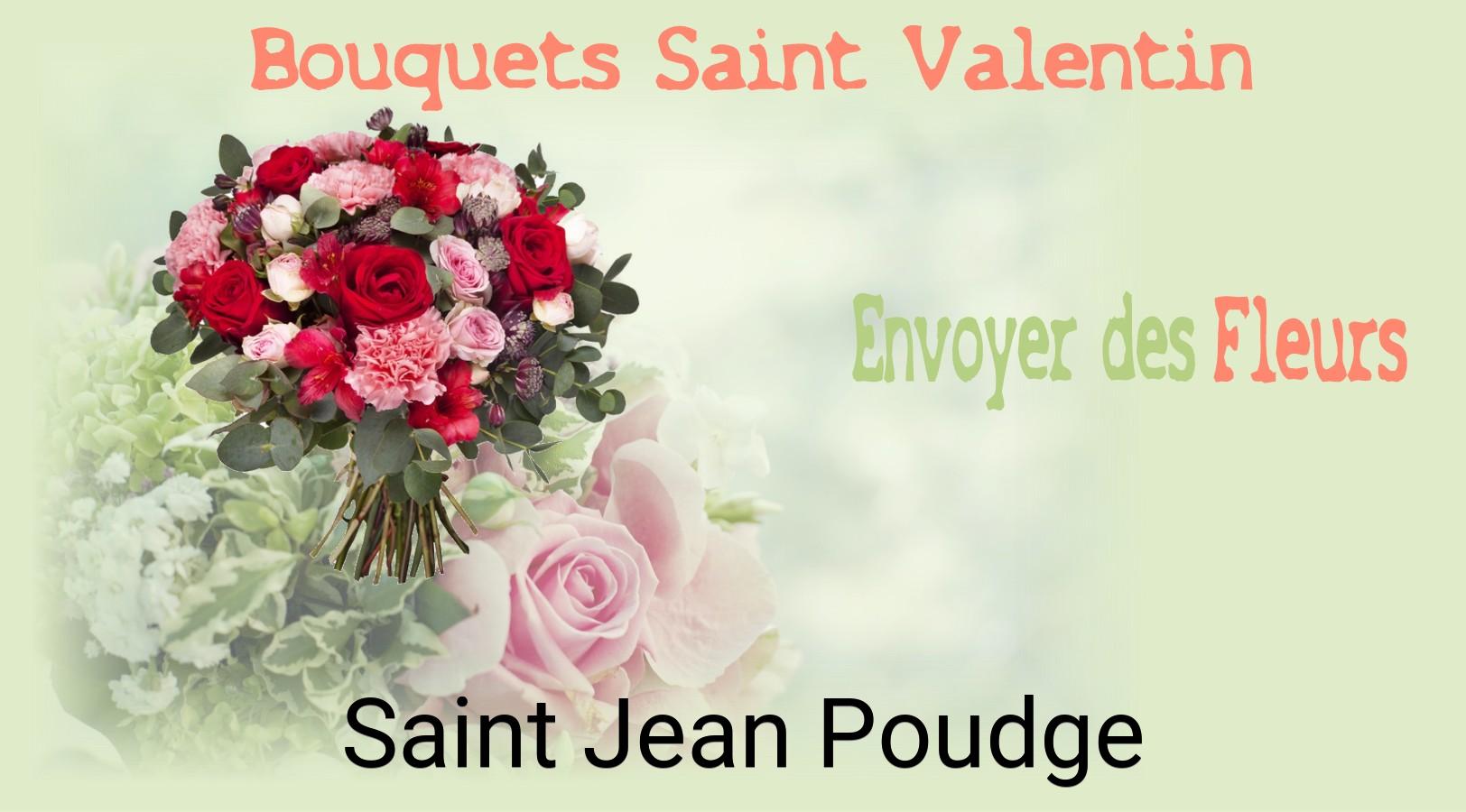 Roses de Saint-Valentin livrées à Saint-Jean-Poudge